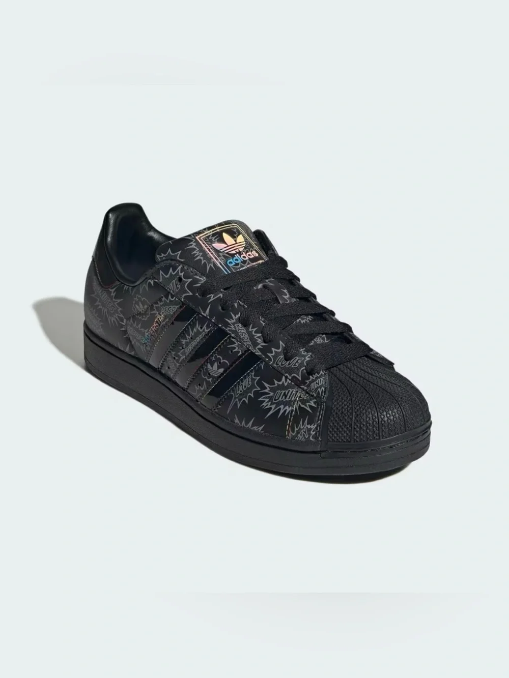 Adidas Superstar II Love Respect Black Men’s Shoes KJ3276